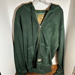 PRPS Zip-up Hoodie Green Size Large